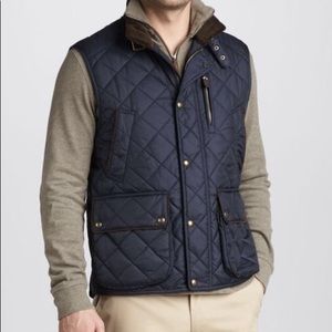 Ralph Lauren Epson quilted vest aviator navy
